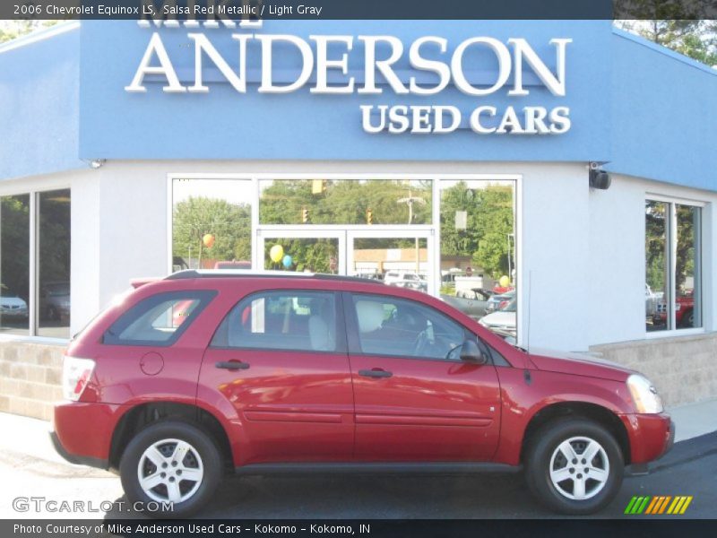 Salsa Red Metallic / Light Gray 2006 Chevrolet Equinox LS