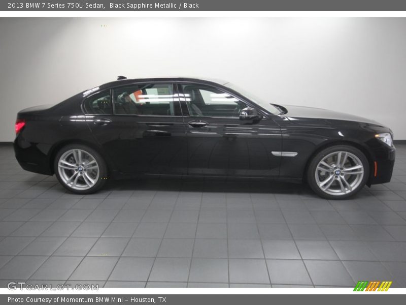 Black Sapphire Metallic / Black 2013 BMW 7 Series 750Li Sedan