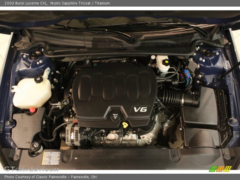 Mystic Sapphire Tricoat / Titanium 2009 Buick Lucerne CXL