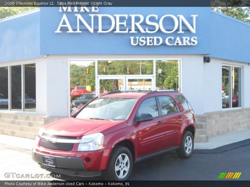 Salsa Red Metallic / Light Gray 2006 Chevrolet Equinox LS