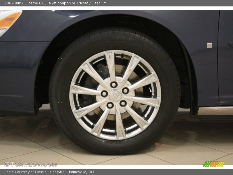 Mystic Sapphire Tricoat / Titanium 2009 Buick Lucerne CXL