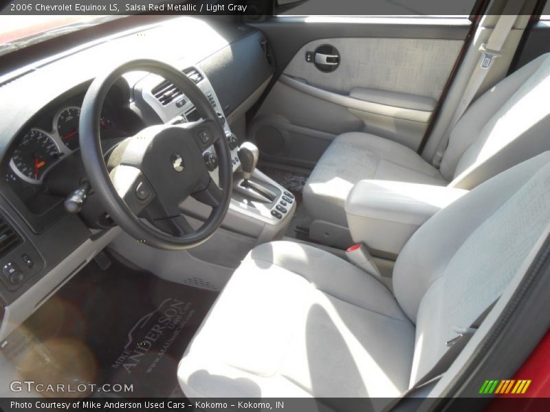 Salsa Red Metallic / Light Gray 2006 Chevrolet Equinox LS