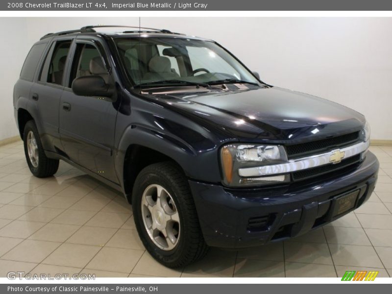 Imperial Blue Metallic / Light Gray 2008 Chevrolet TrailBlazer LT 4x4