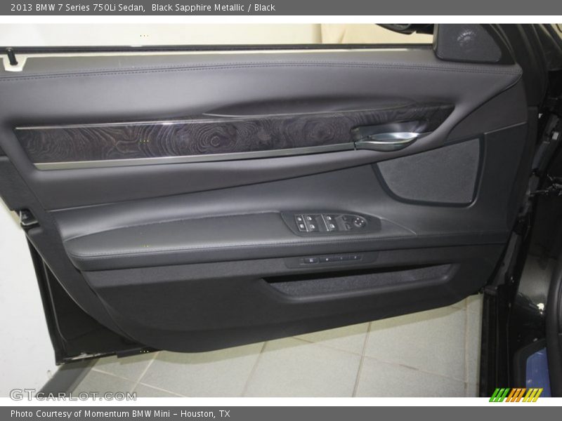 Black Sapphire Metallic / Black 2013 BMW 7 Series 750Li Sedan