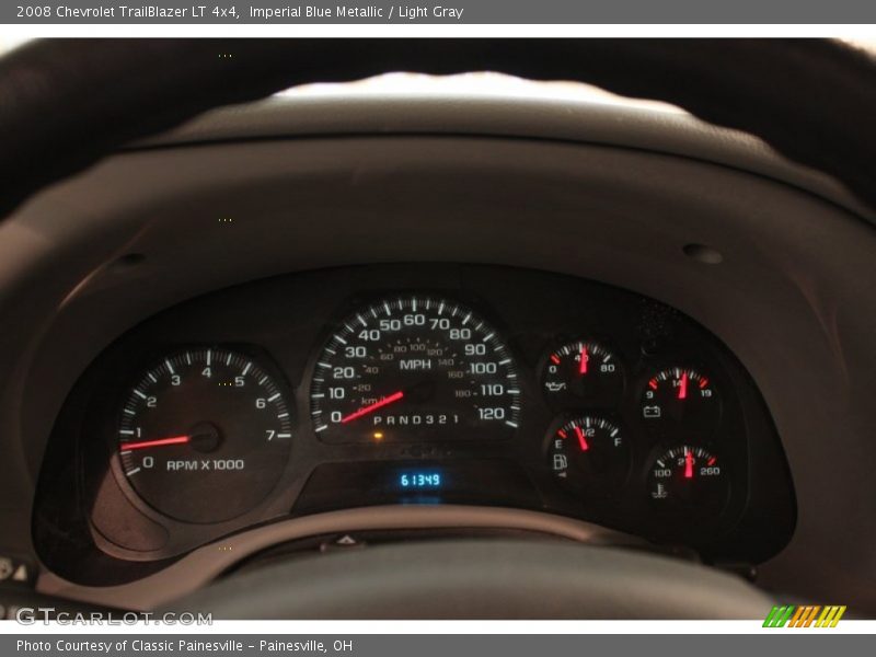 Imperial Blue Metallic / Light Gray 2008 Chevrolet TrailBlazer LT 4x4
