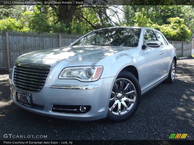 Bright Silver Metallic / Black 2012 Chrysler 300 Limited