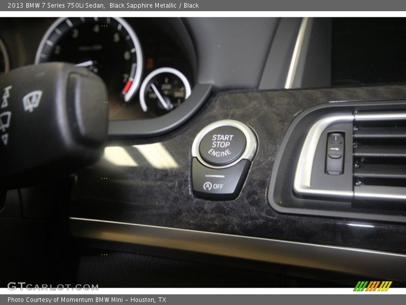 Black Sapphire Metallic / Black 2013 BMW 7 Series 750Li Sedan