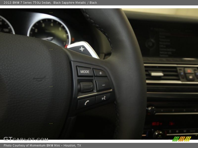 Black Sapphire Metallic / Black 2013 BMW 7 Series 750Li Sedan