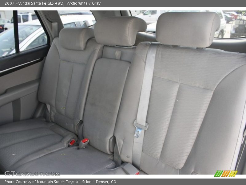 Arctic White / Gray 2007 Hyundai Santa Fe GLS 4WD