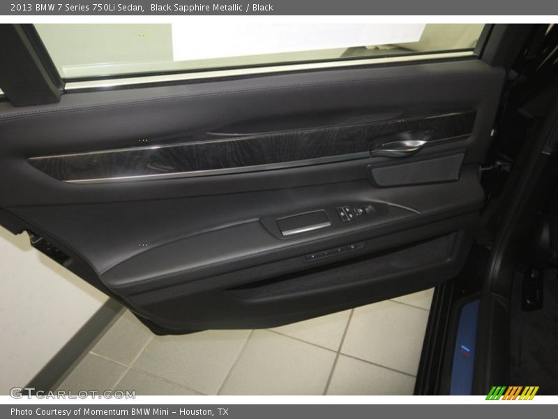 Black Sapphire Metallic / Black 2013 BMW 7 Series 750Li Sedan
