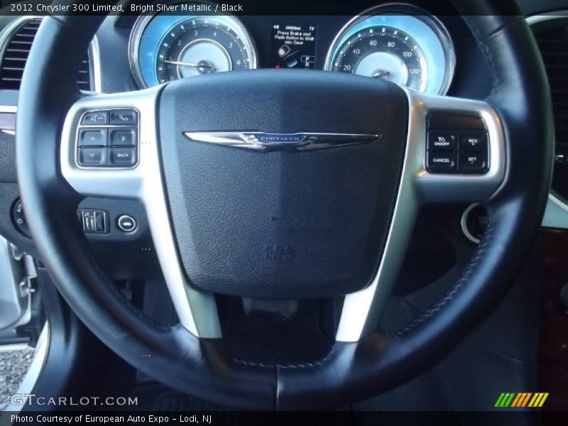 Bright Silver Metallic / Black 2012 Chrysler 300 Limited