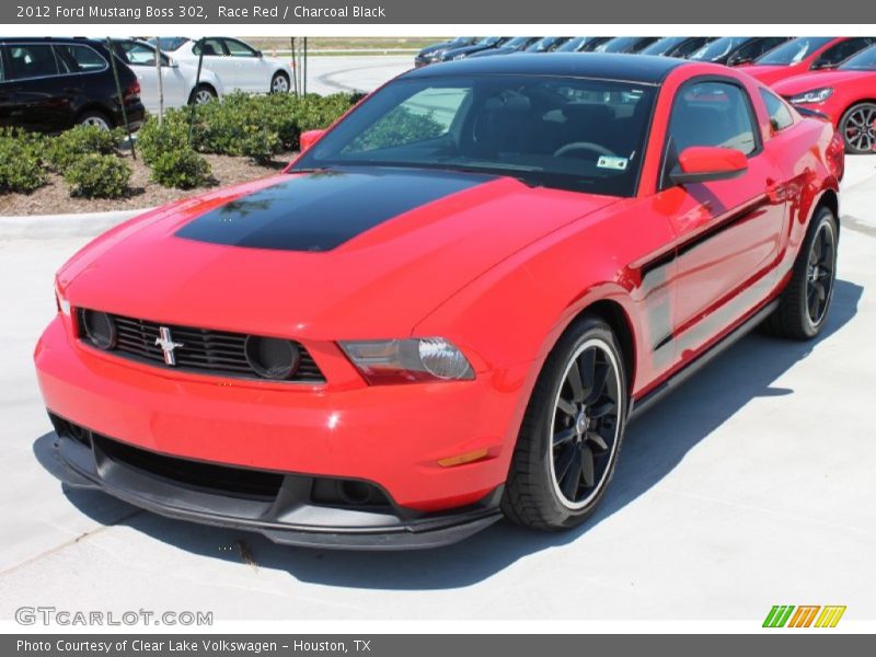 Front 3/4 View of 2012 Mustang Boss 302