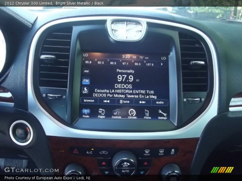 Bright Silver Metallic / Black 2012 Chrysler 300 Limited
