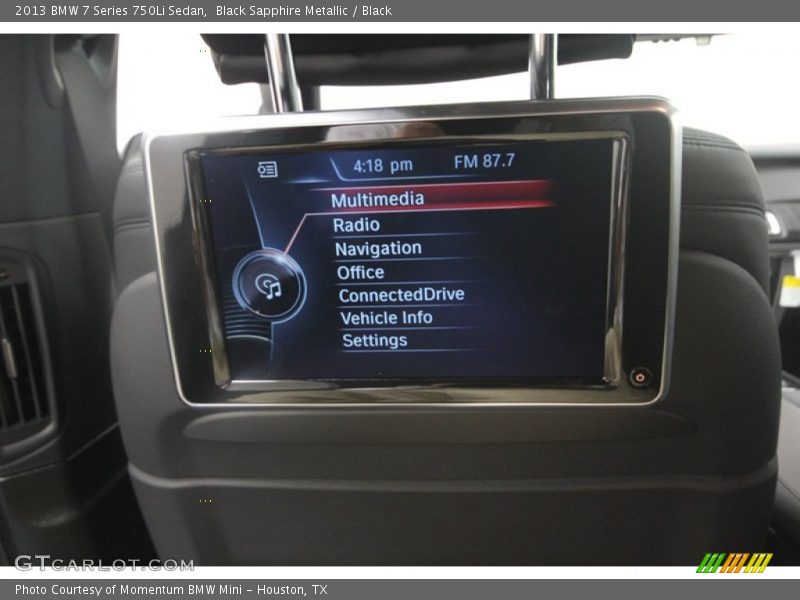 Black Sapphire Metallic / Black 2013 BMW 7 Series 750Li Sedan