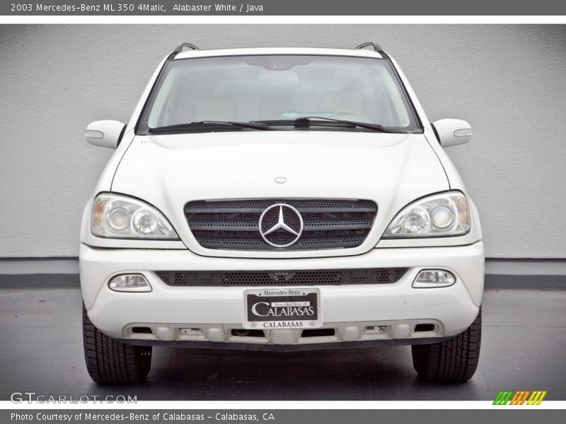 Alabaster White / Java 2003 Mercedes-Benz ML 350 4Matic