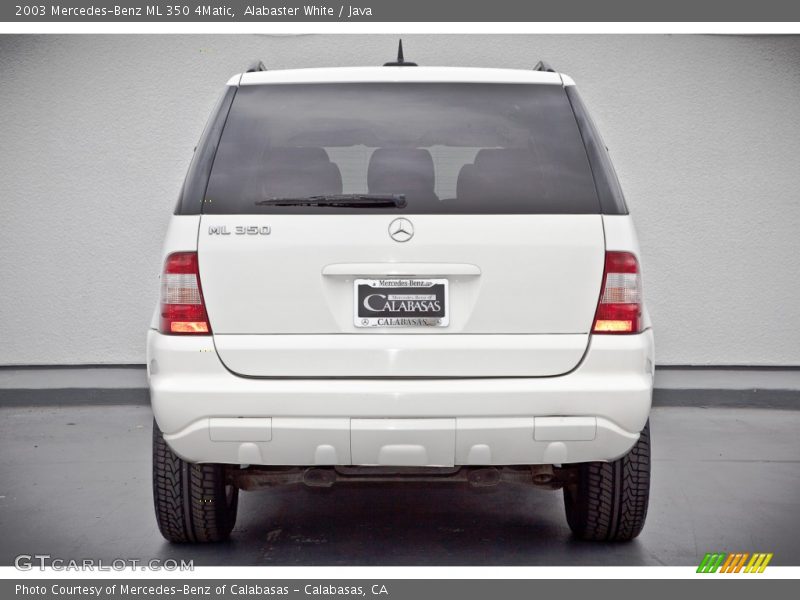 Alabaster White / Java 2003 Mercedes-Benz ML 350 4Matic