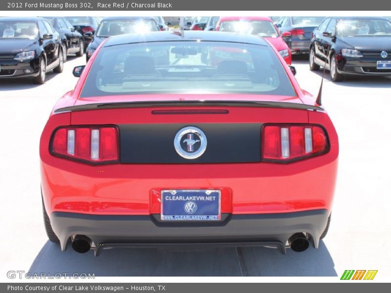 Race Red / Charcoal Black 2012 Ford Mustang Boss 302