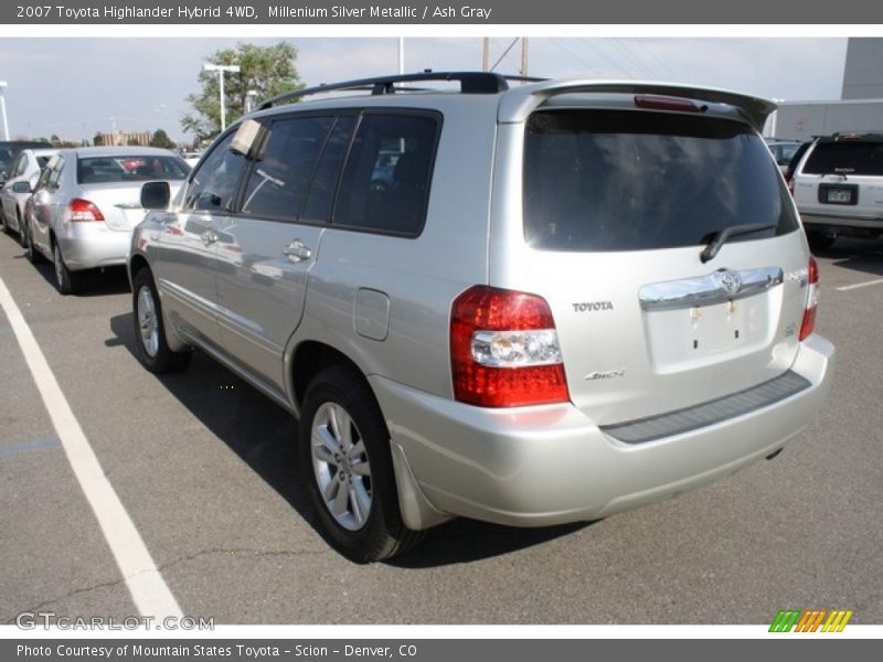 Millenium Silver Metallic / Ash Gray 2007 Toyota Highlander Hybrid 4WD