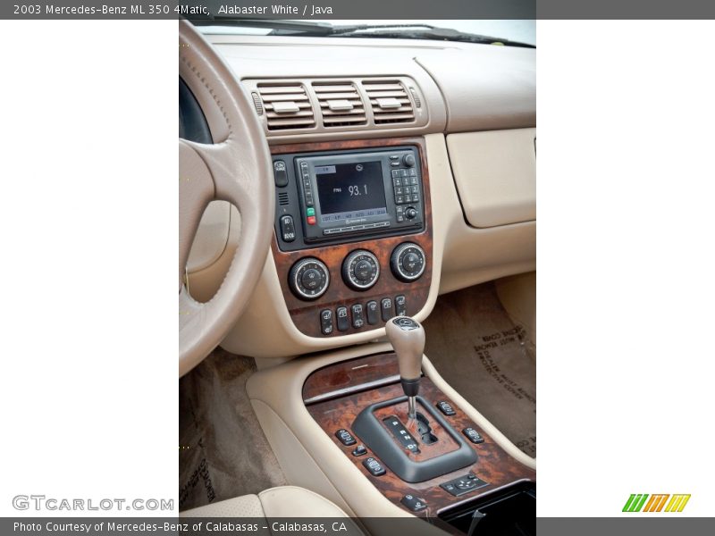 Alabaster White / Java 2003 Mercedes-Benz ML 350 4Matic