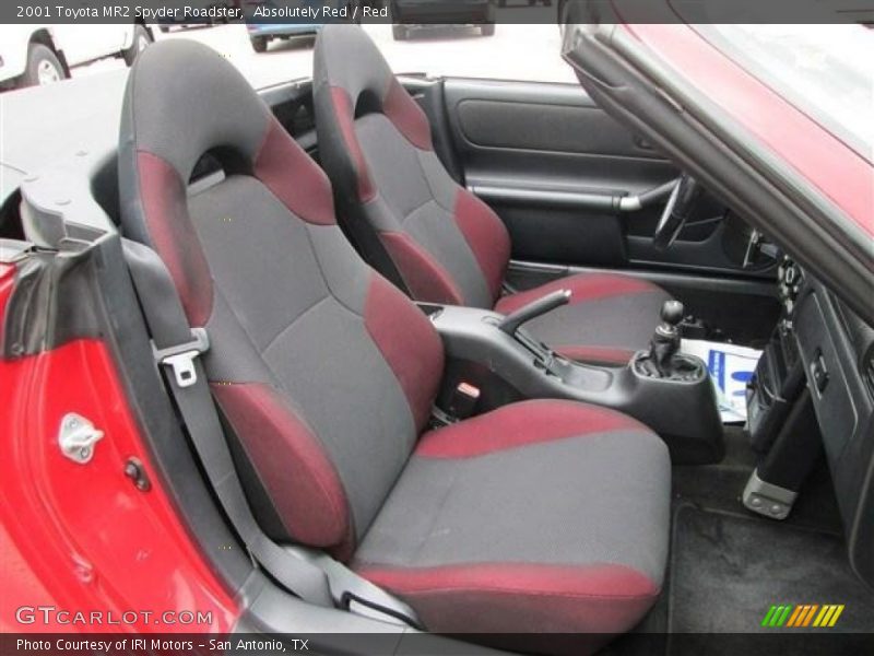 Front Seat of 2001 MR2 Spyder Roadster