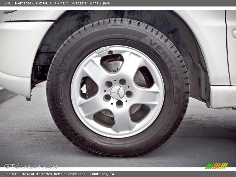 Alabaster White / Java 2003 Mercedes-Benz ML 350 4Matic