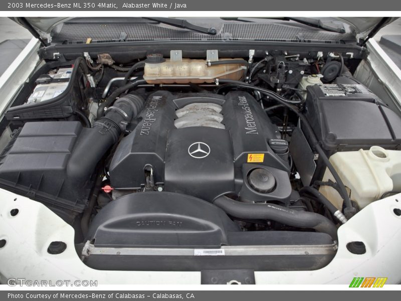 Alabaster White / Java 2003 Mercedes-Benz ML 350 4Matic
