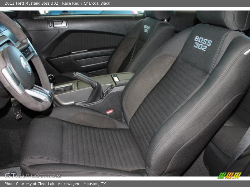 Front Seat of 2012 Mustang Boss 302