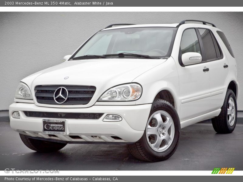 Alabaster White / Java 2003 Mercedes-Benz ML 350 4Matic