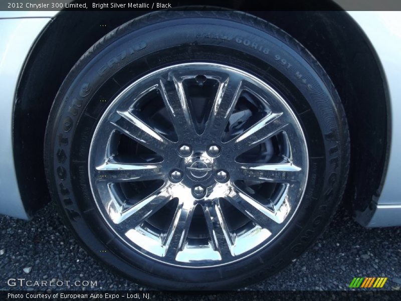 Bright Silver Metallic / Black 2012 Chrysler 300 Limited