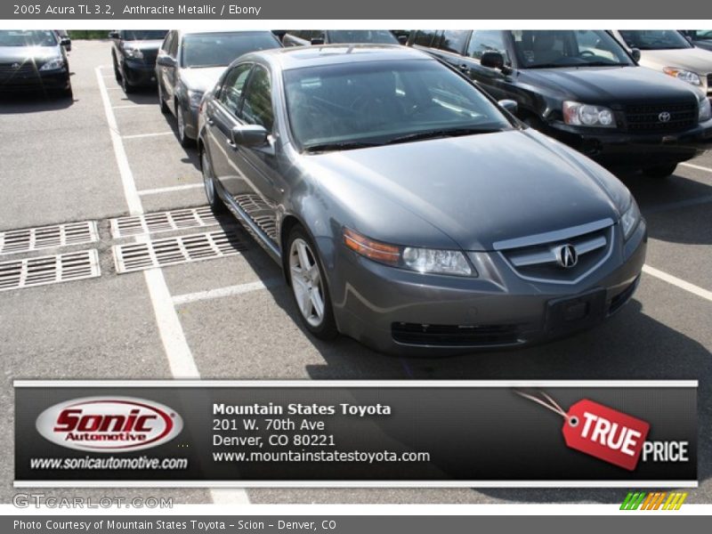 Anthracite Metallic / Ebony 2005 Acura TL 3.2