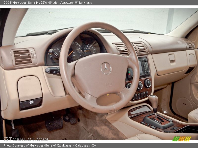 Alabaster White / Java 2003 Mercedes-Benz ML 350 4Matic