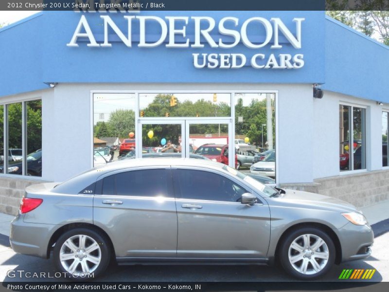 Tungsten Metallic / Black 2012 Chrysler 200 LX Sedan