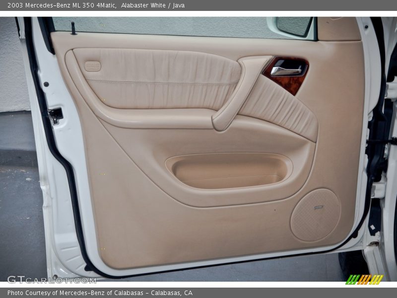 Alabaster White / Java 2003 Mercedes-Benz ML 350 4Matic