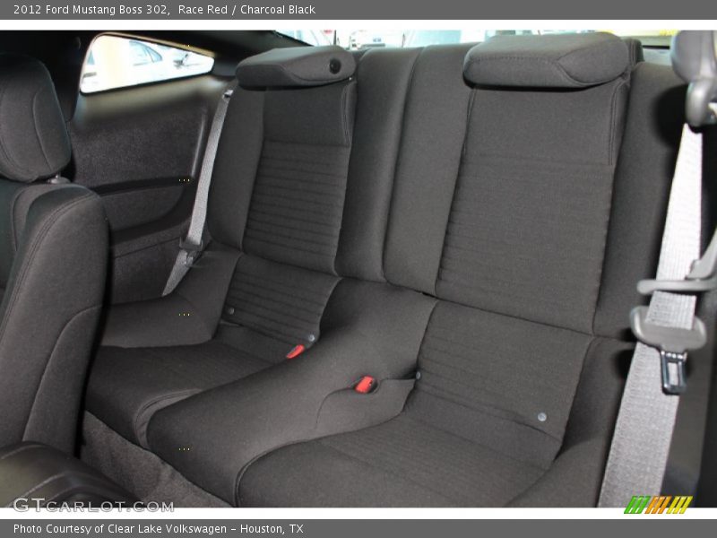 Rear Seat of 2012 Mustang Boss 302