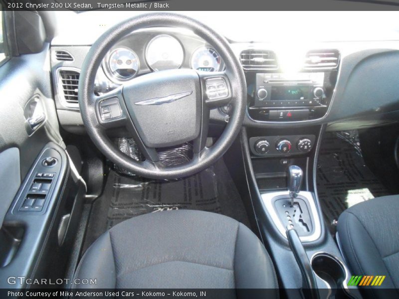 Tungsten Metallic / Black 2012 Chrysler 200 LX Sedan