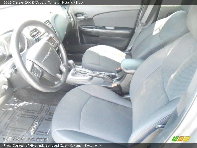 Tungsten Metallic / Black 2012 Chrysler 200 LX Sedan