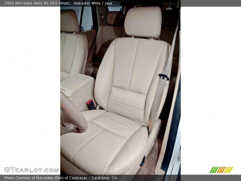 Alabaster White / Java 2003 Mercedes-Benz ML 350 4Matic