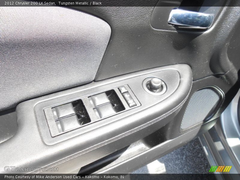 Tungsten Metallic / Black 2012 Chrysler 200 LX Sedan
