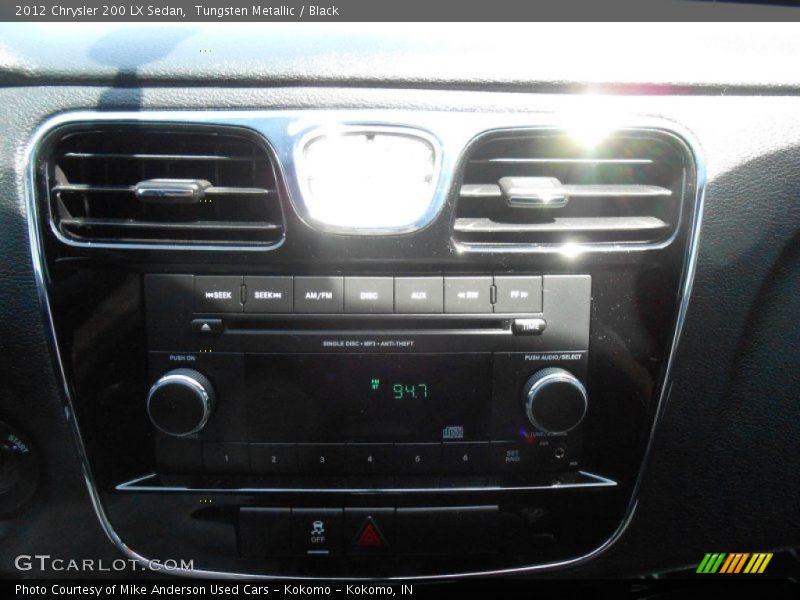 Tungsten Metallic / Black 2012 Chrysler 200 LX Sedan