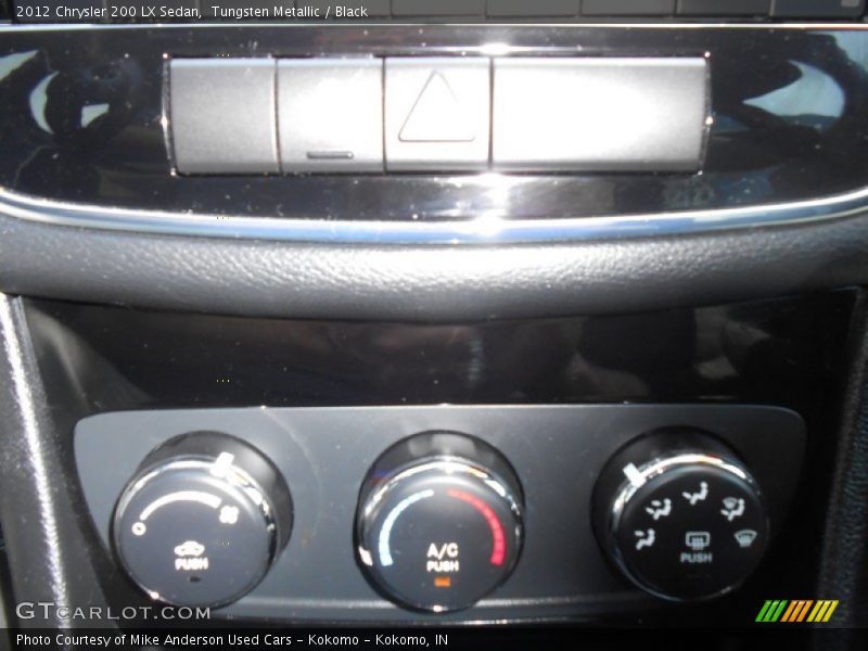 Tungsten Metallic / Black 2012 Chrysler 200 LX Sedan