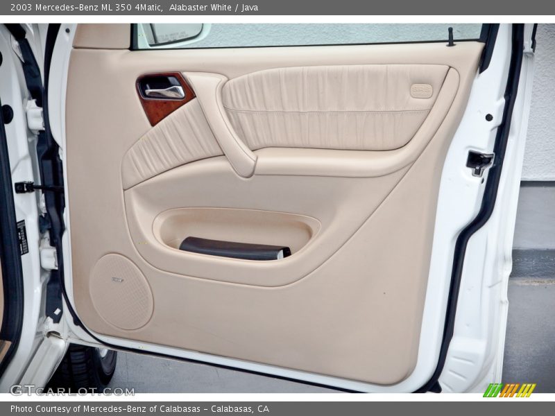 Alabaster White / Java 2003 Mercedes-Benz ML 350 4Matic