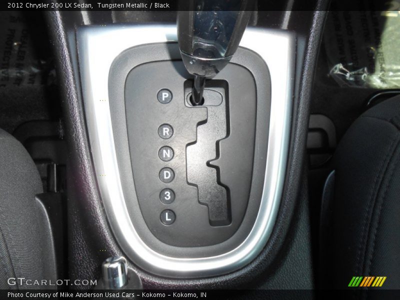 Tungsten Metallic / Black 2012 Chrysler 200 LX Sedan