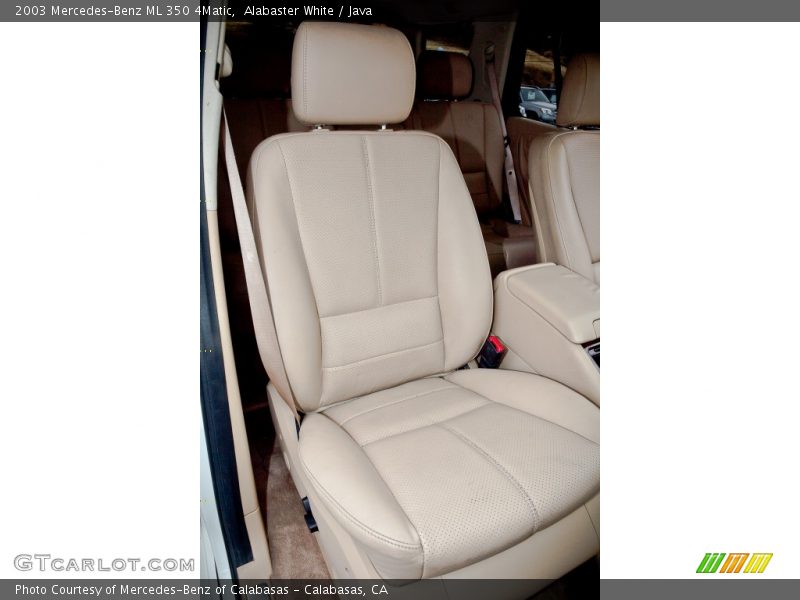 Alabaster White / Java 2003 Mercedes-Benz ML 350 4Matic