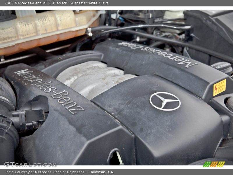 Alabaster White / Java 2003 Mercedes-Benz ML 350 4Matic