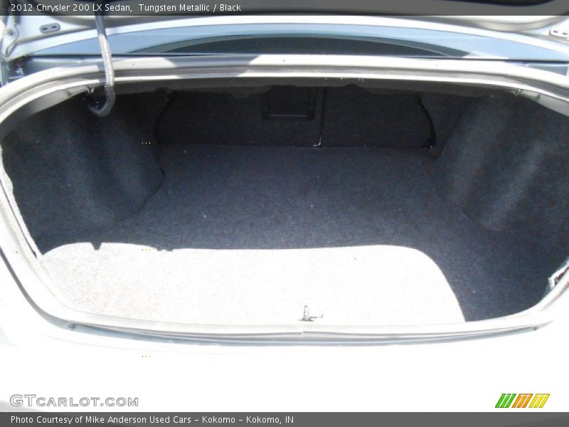 Tungsten Metallic / Black 2012 Chrysler 200 LX Sedan