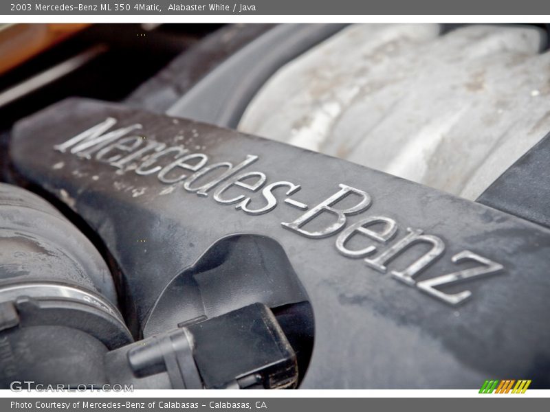 Alabaster White / Java 2003 Mercedes-Benz ML 350 4Matic