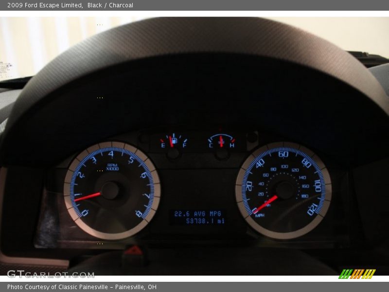 Black / Charcoal 2009 Ford Escape Limited