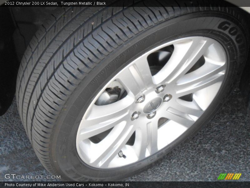 Tungsten Metallic / Black 2012 Chrysler 200 LX Sedan
