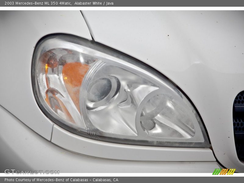 Alabaster White / Java 2003 Mercedes-Benz ML 350 4Matic