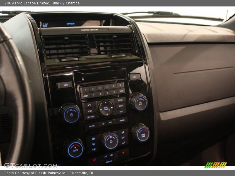 Black / Charcoal 2009 Ford Escape Limited